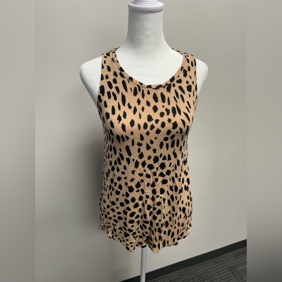 Leopard Print Sleeveless Top - Picture 1 of 2